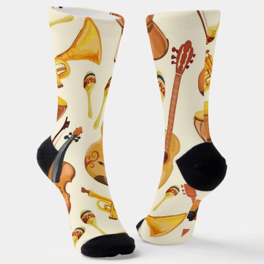 Chaussette Motif musical (Angulaire)