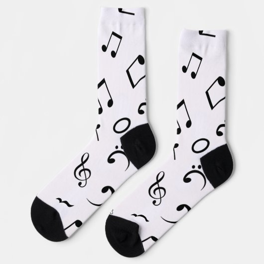 Chaussette Motif musical (Gauche)