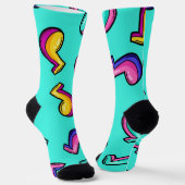 Chaussette Motif musical (Angulaire)