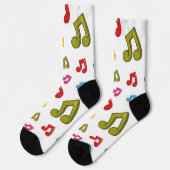 Chaussette Motif musical (Gauche)