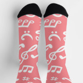 Chaussette Motif musical (Haut)