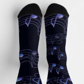 Chaussette Motif musical (Haut)