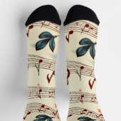 Chaussette Motif musical (Haut)