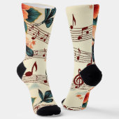 Chaussette Motif musical (Angulaire)