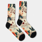 Chaussette Motif musical (Droite)