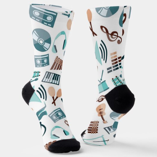 Chaussette Motif musical (Angulaire)