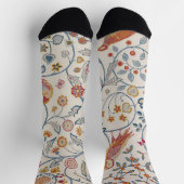 Chaussette Motif oiseau et floral, William Morris (Haut)