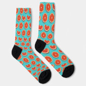 Chaussette Motif orange juteux doux (Droite)