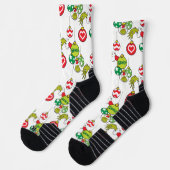 Chaussette Motif ornemental Grinch (Gauche)