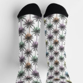 Chaussette Motif Paint Drop Palm Tree (Haut)