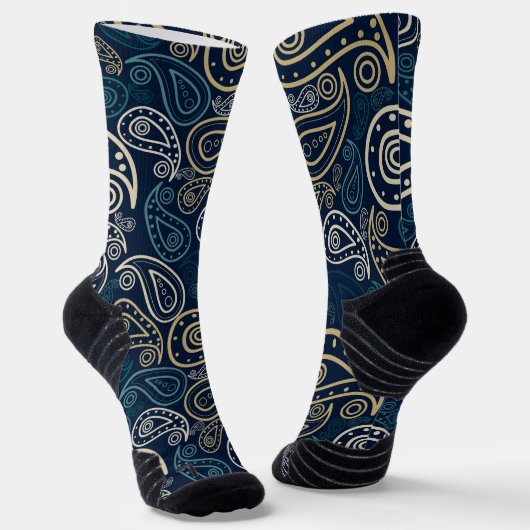 Chaussette Motif Paisley (Angulaire)