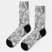 Chaussette Motif Paisley (Gauche)