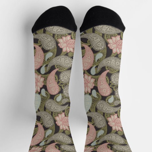 Chaussette Motif Paisley (Haut)