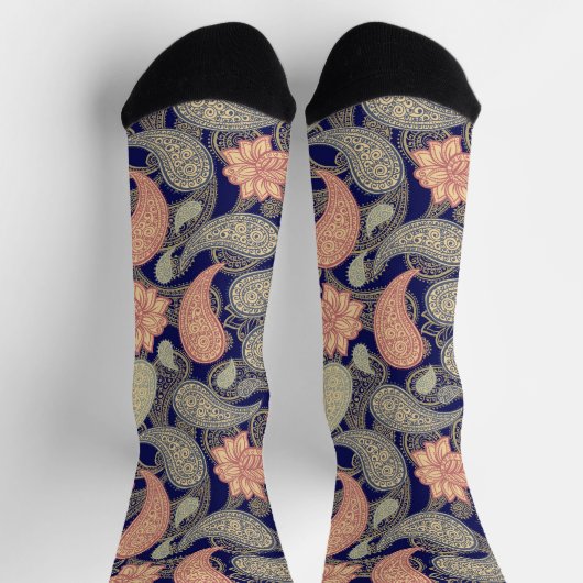 Chaussette Motif Paisley (Haut)