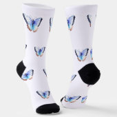 Chaussette Motif papillon aquarelle (Angulaire)