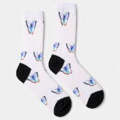 Chaussette Motif papillon aquarelle (Droite)