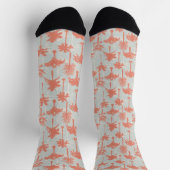 Chaussette Motif Pastel Palm Tree (Haut)