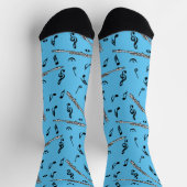 Chaussette Motif Piccolo Music Note (Haut)