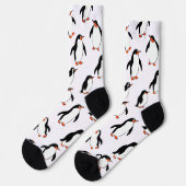 Chaussette Motif Pingouin (Gauche)