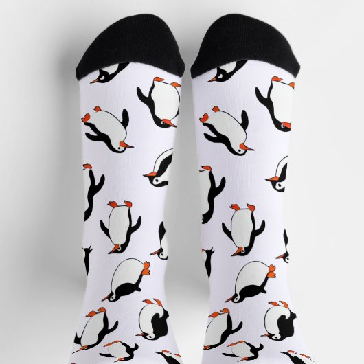 Chaussette Motif Pingouin (Haut)