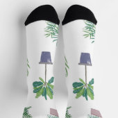 Chaussette motif plante (Haut)