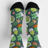Chaussette motif plante (Haut)