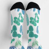 Chaussette motif plante (Haut)