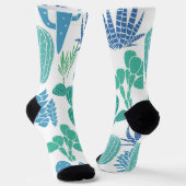 Chaussette motif plante (Angulaire)