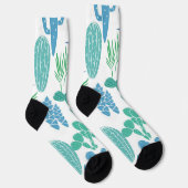 Chaussette motif plante (Droite)