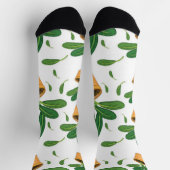 Chaussette motif plante (Haut)