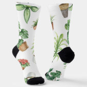 Chaussette motif plante (Angulaire)