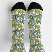 Chaussette motif plante (Haut)