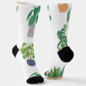 Chaussette motif plante (Angulaire)