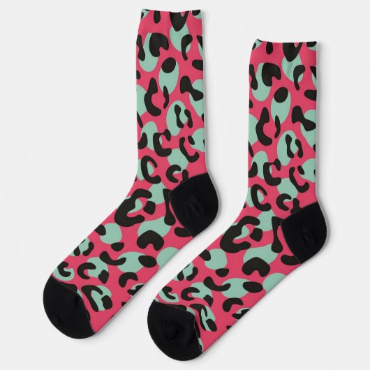 Chaussette motif poster de animal (Gauche)