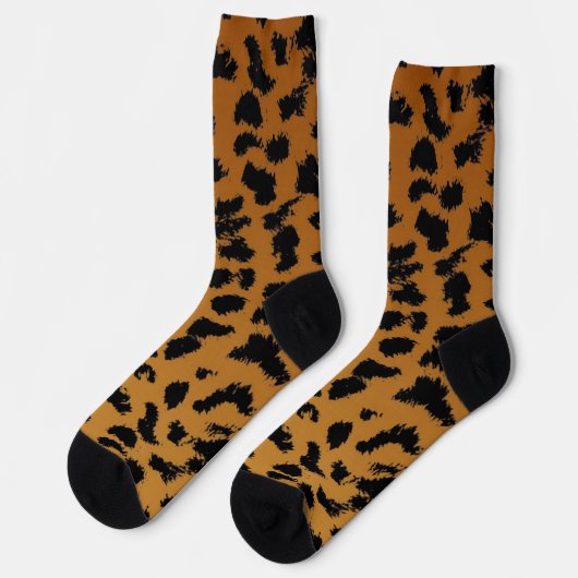 Chaussette motif poster de animal (Gauche)