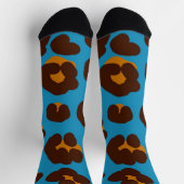 Chaussette motif poster de animal (Haut)