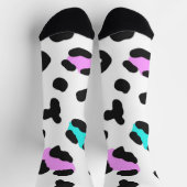 Chaussette motif poster de animal (Haut)