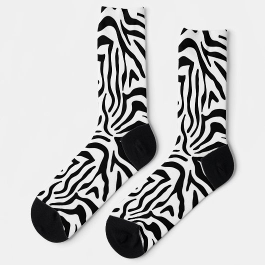 Chaussette motif poster de animal (Gauche)