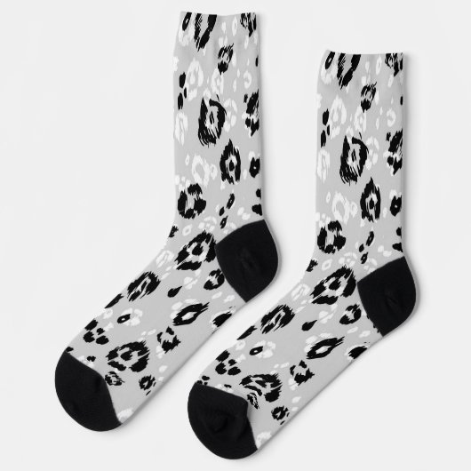 Chaussette motif poster de animal (Gauche)
