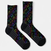 Chaussette Motif Rainbow Stars (Droite)