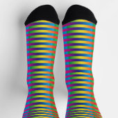 Chaussette Motif rayé coloré (Haut)