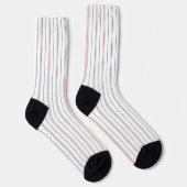 Chaussette Motif rayé élégant. (Droite)