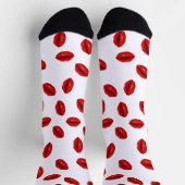 Chaussette Motif Red Lips (Haut)