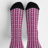 Chaussette Motif rose incomparable (Haut)