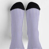 Chaussette Motif sans couture à rayures violettes (Haut)
