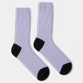 Chaussette Motif sans couture à rayures violettes (Droite)