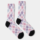 Chaussette Motif sans couture de fleurs Y2K (Droite)