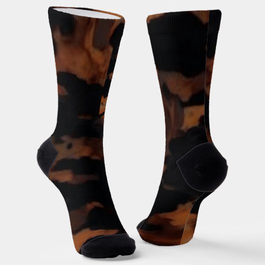 Chaussette Motif sans fil Tortoiseshell, Chic TortoiseShell (Angulaire)