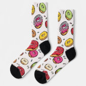 Chaussette Motif sans fin de donuts (Gauche)