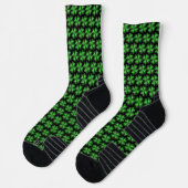 Chaussette Motif Shamrock de la Saint Patrick (Gauche)